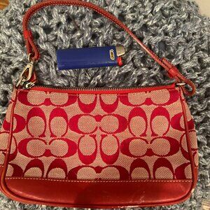 Vintage Red Coach Bag